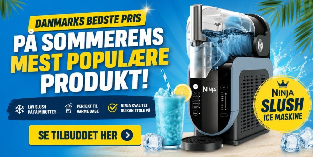 Danmarks bedste pris på sommerens mest populære produkt - Ninja Slush ice maskine