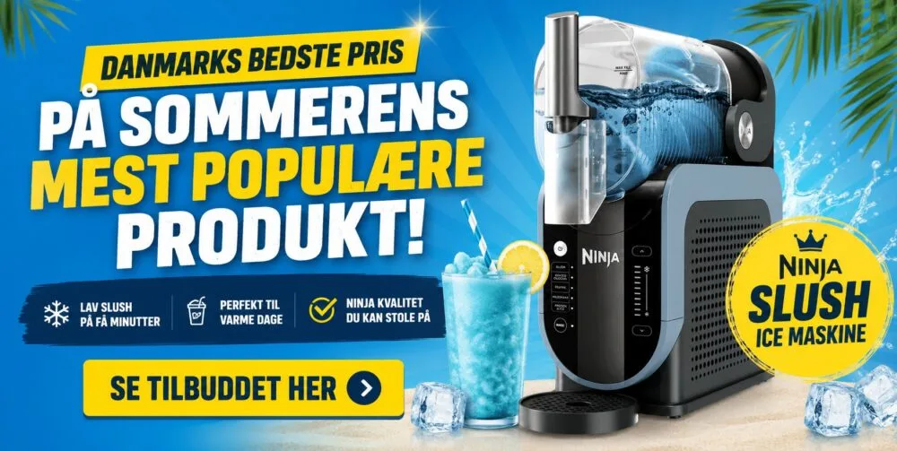Danmarks bedste pris på sommerens mest populære produkt - Ninja Slush ice maskine