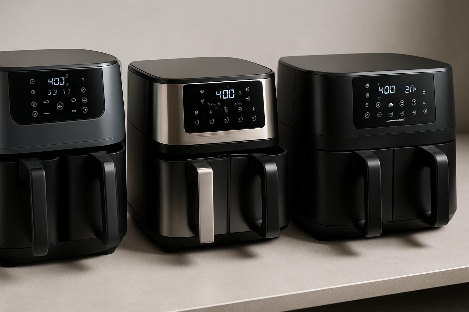 Airfryers med dobbeltkurve