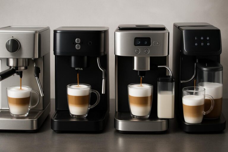 Espressomaskiner med mælkeskummere