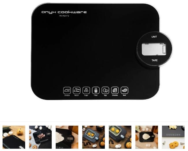 ONYX Cookware™ batterifri køkkenvægt