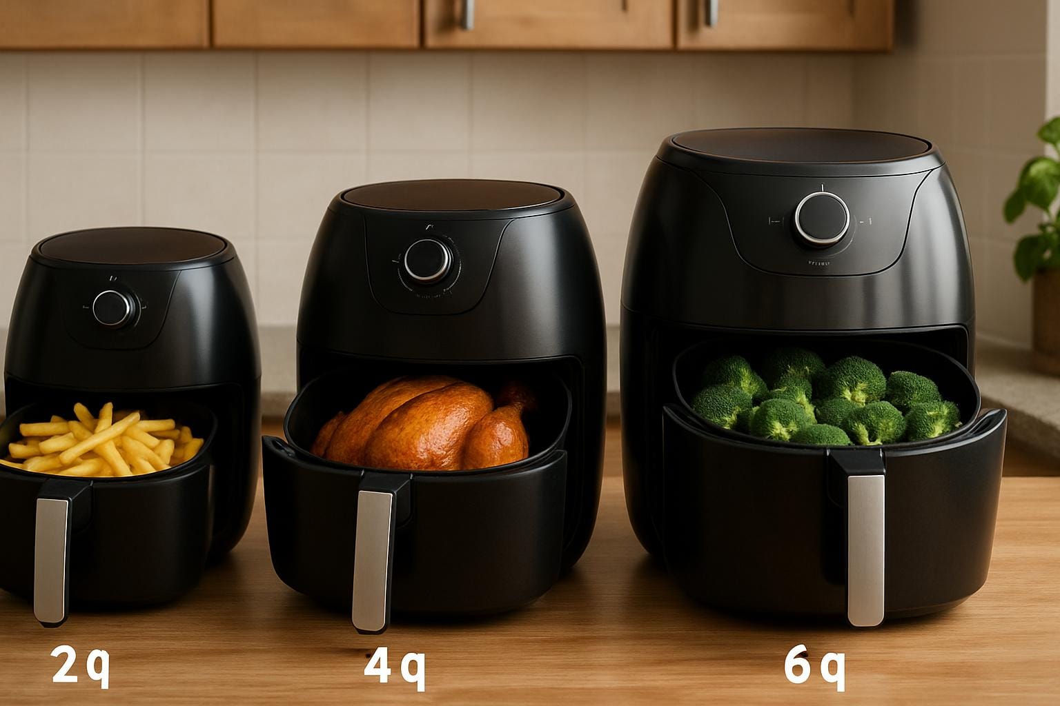 airfryer kapacitetsguide