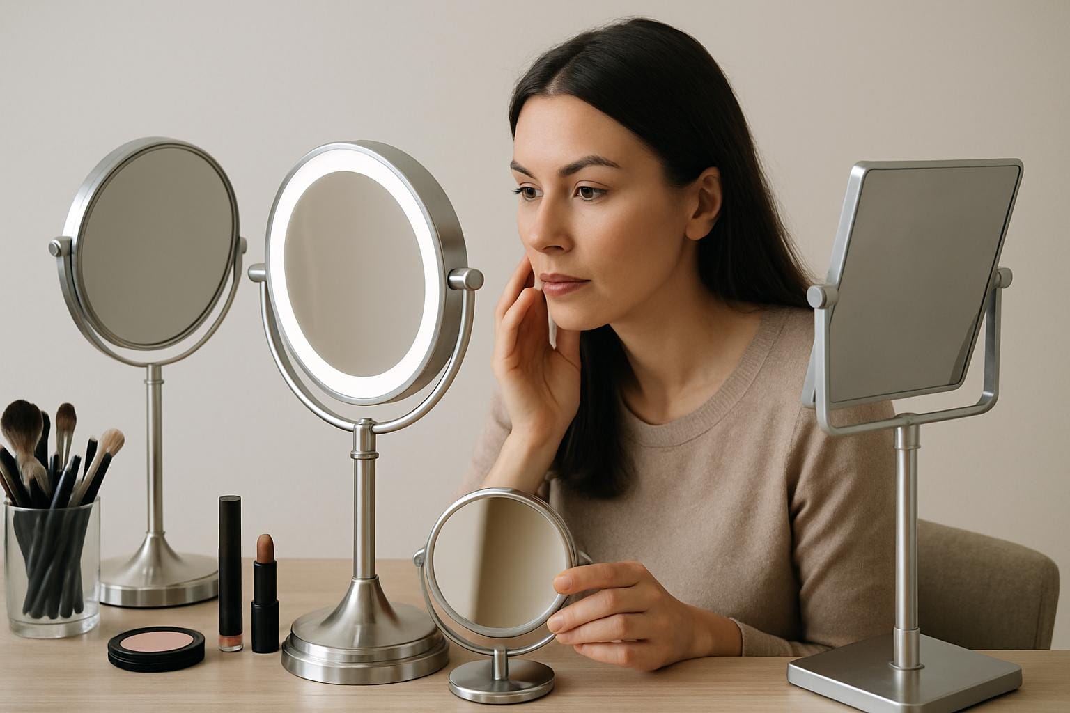 hvordan vælge makeup-spejl