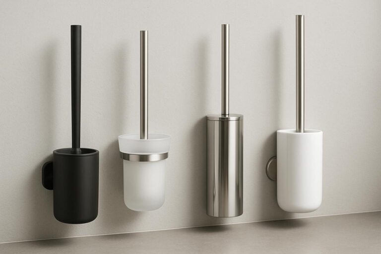 væghængte toiletbørster