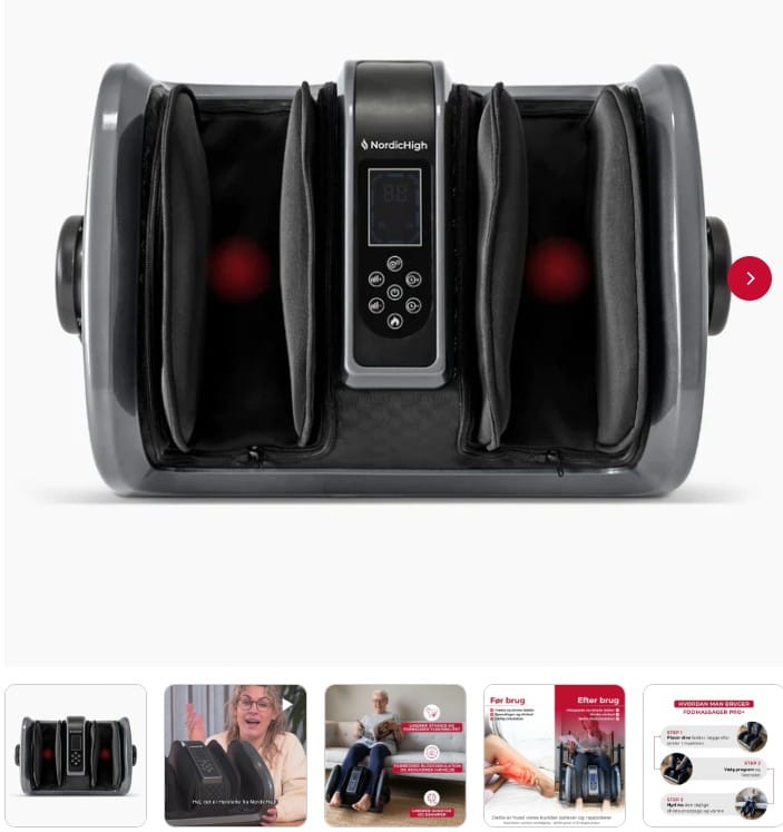 Nordichigh fodmassager Pro