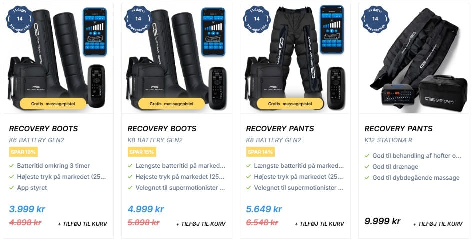 Optima sport recovery boots