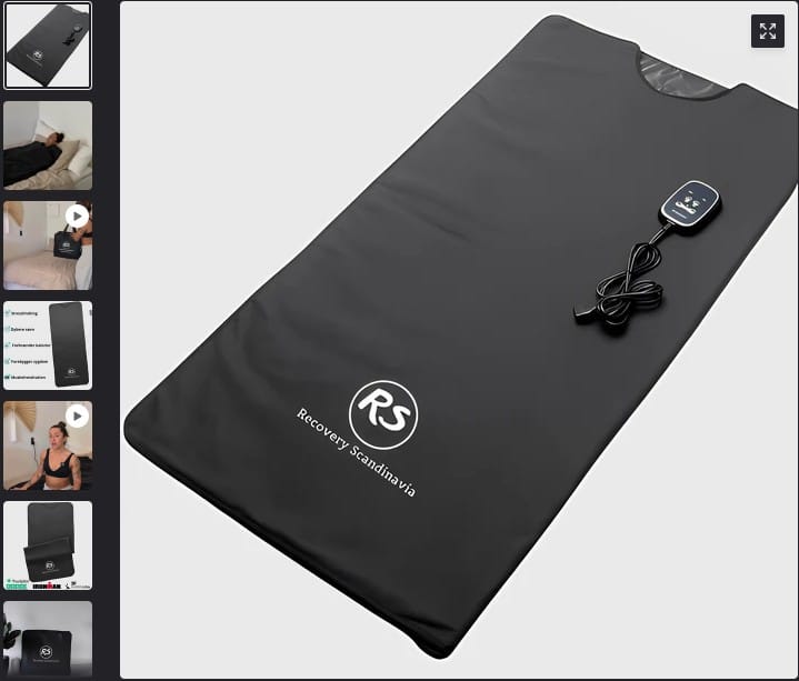 Recovery scandinavia Infrarødt saunatæppe