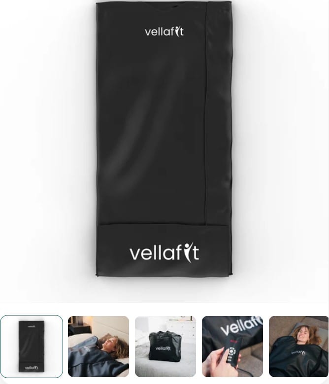 Vellafit Infrarødt Luksus Saunatæppe