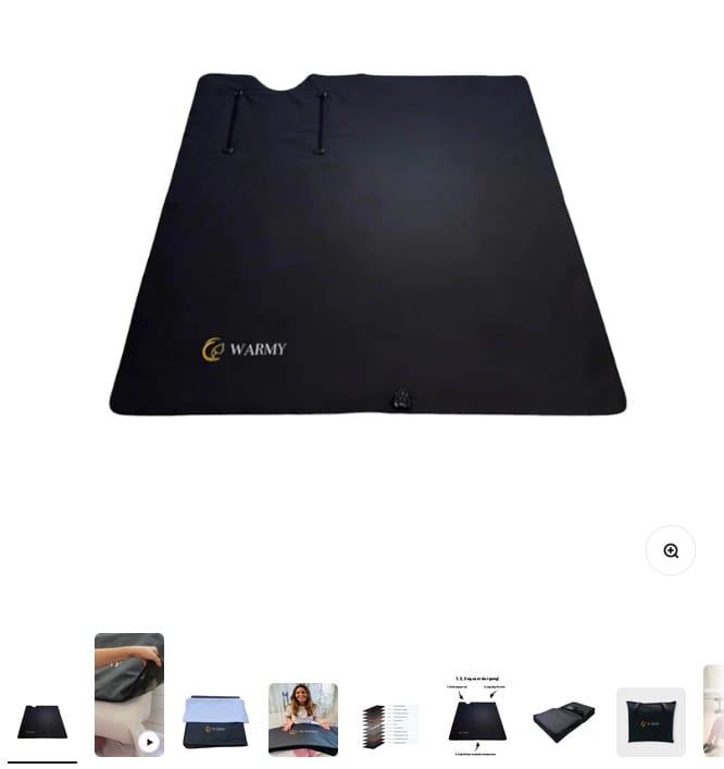 Warmy Infrarød Detox Saunatæppe