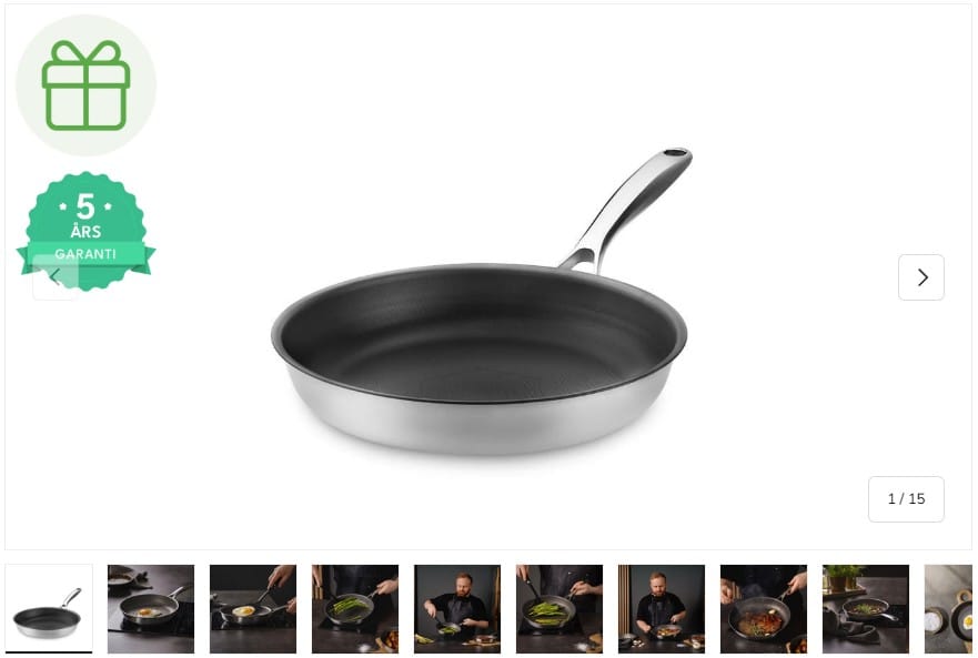 ONYX COOKWARE™ ZERO – NATURLIG NON-STICK STEGEPANDE 26CM