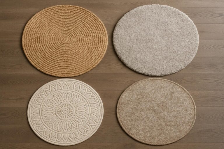 bedste runde tæpper