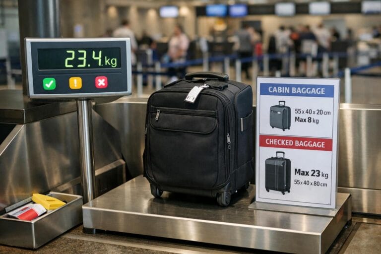 bagagevægt regler