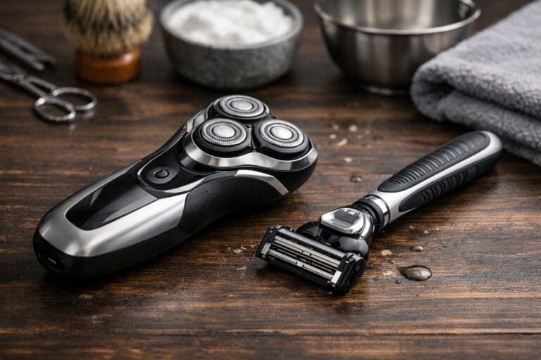 barbermaskine eller skraber