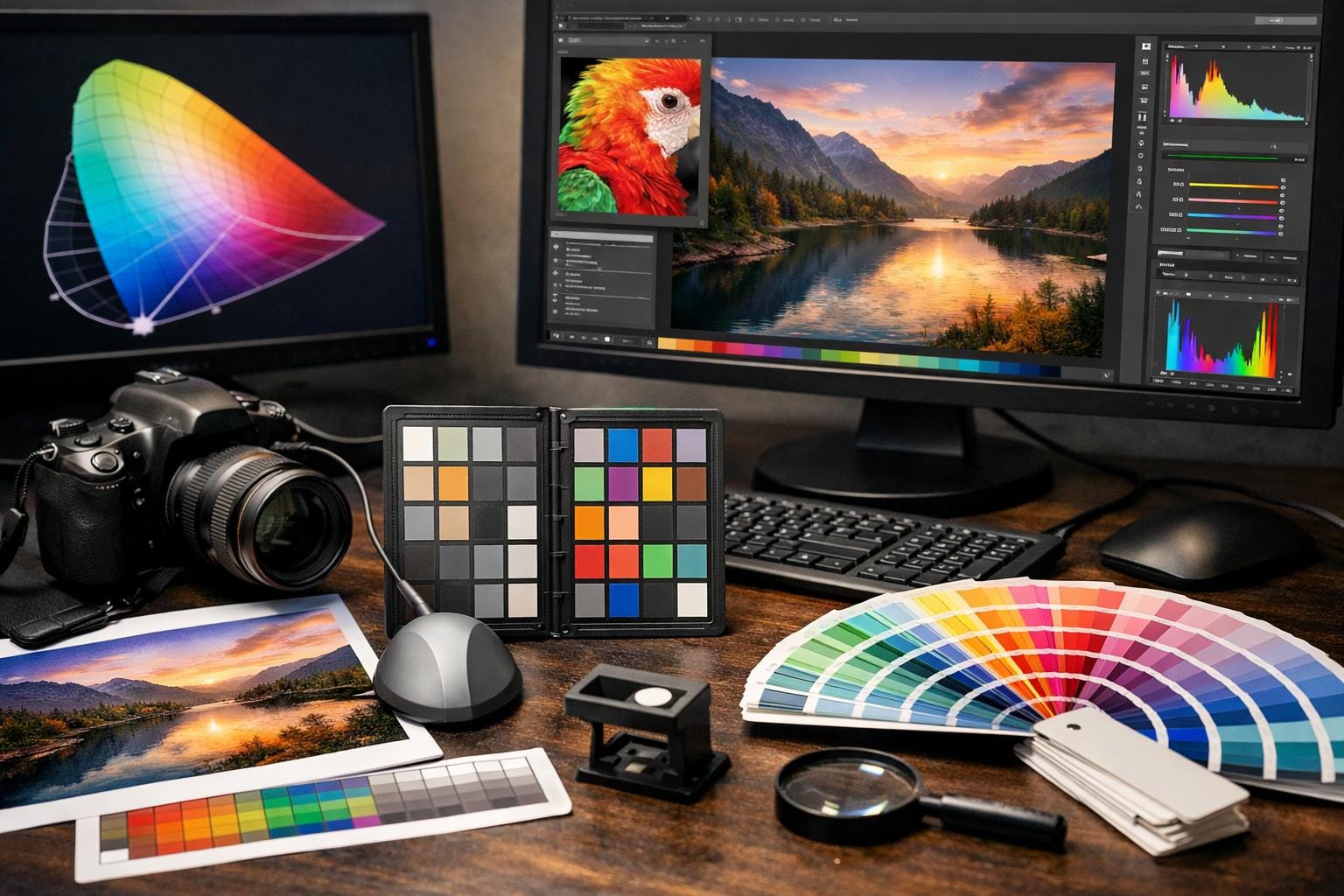 billedkvalitet og farverum