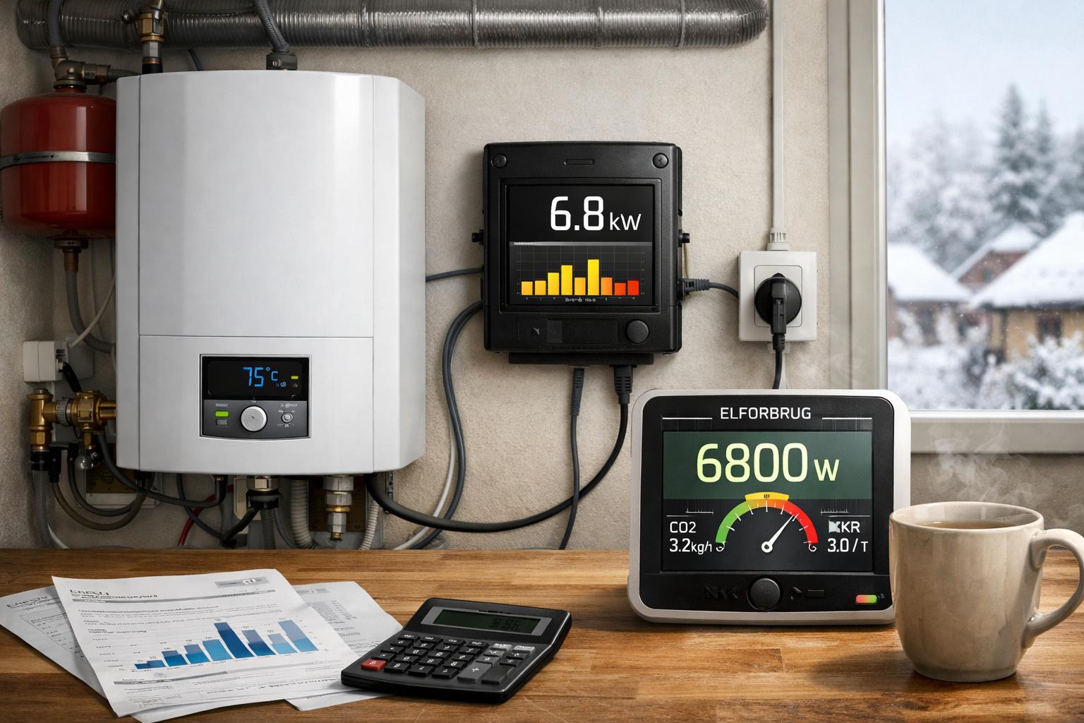 elkedlers energiforbrug