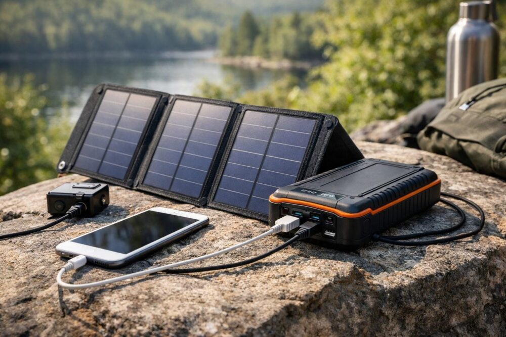 er powerbank med solceller effektiv