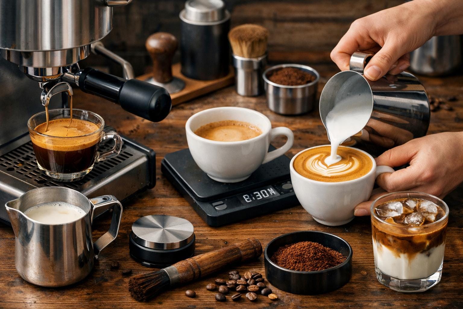 espresso teknikker