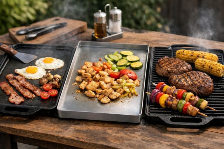 forskelle på grillplader