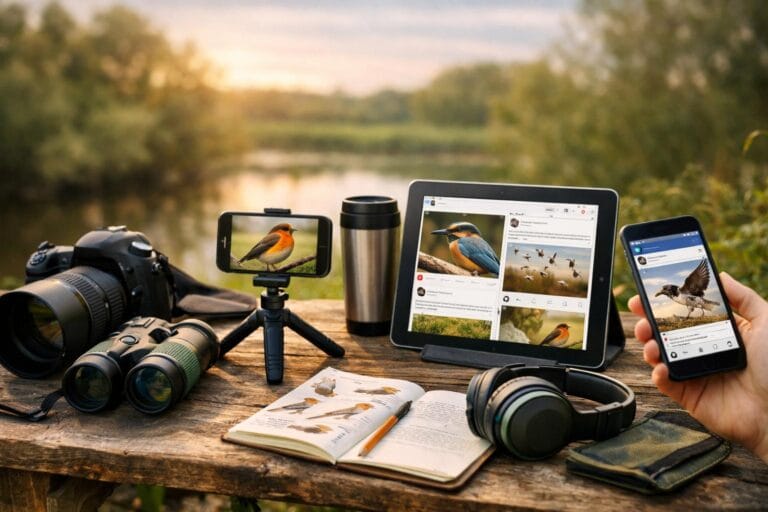 fuglekiggeri sociale medier