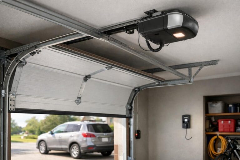 garageport med motor