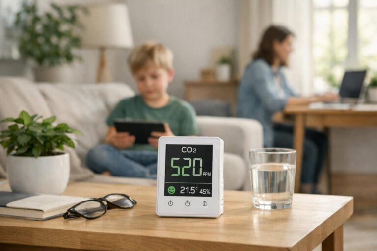hvad er et godt co2 niveau indendørs
