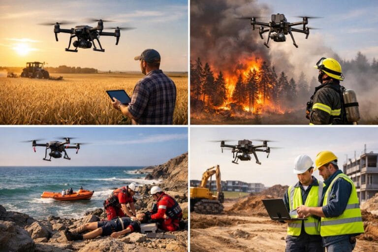 hvad kan man bruge drone til