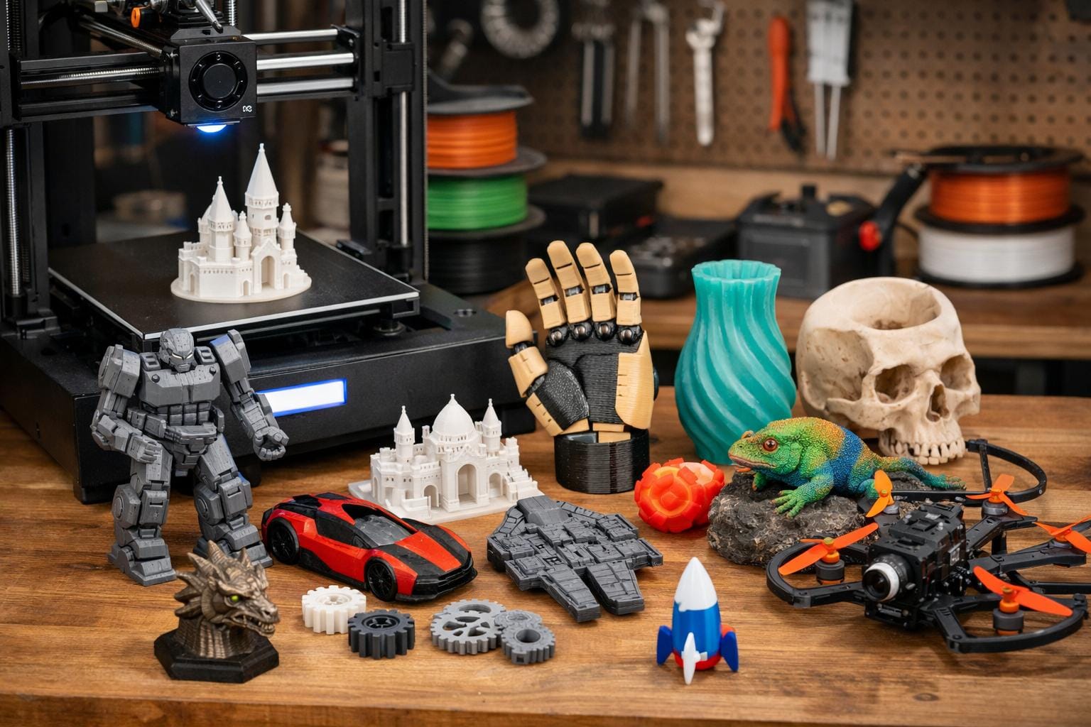 hvad kan man lave med en 3d printer