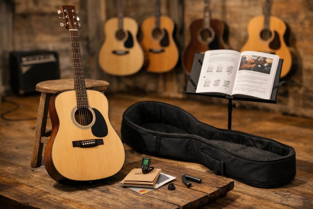 hvilken akustisk guitar skal man starte med