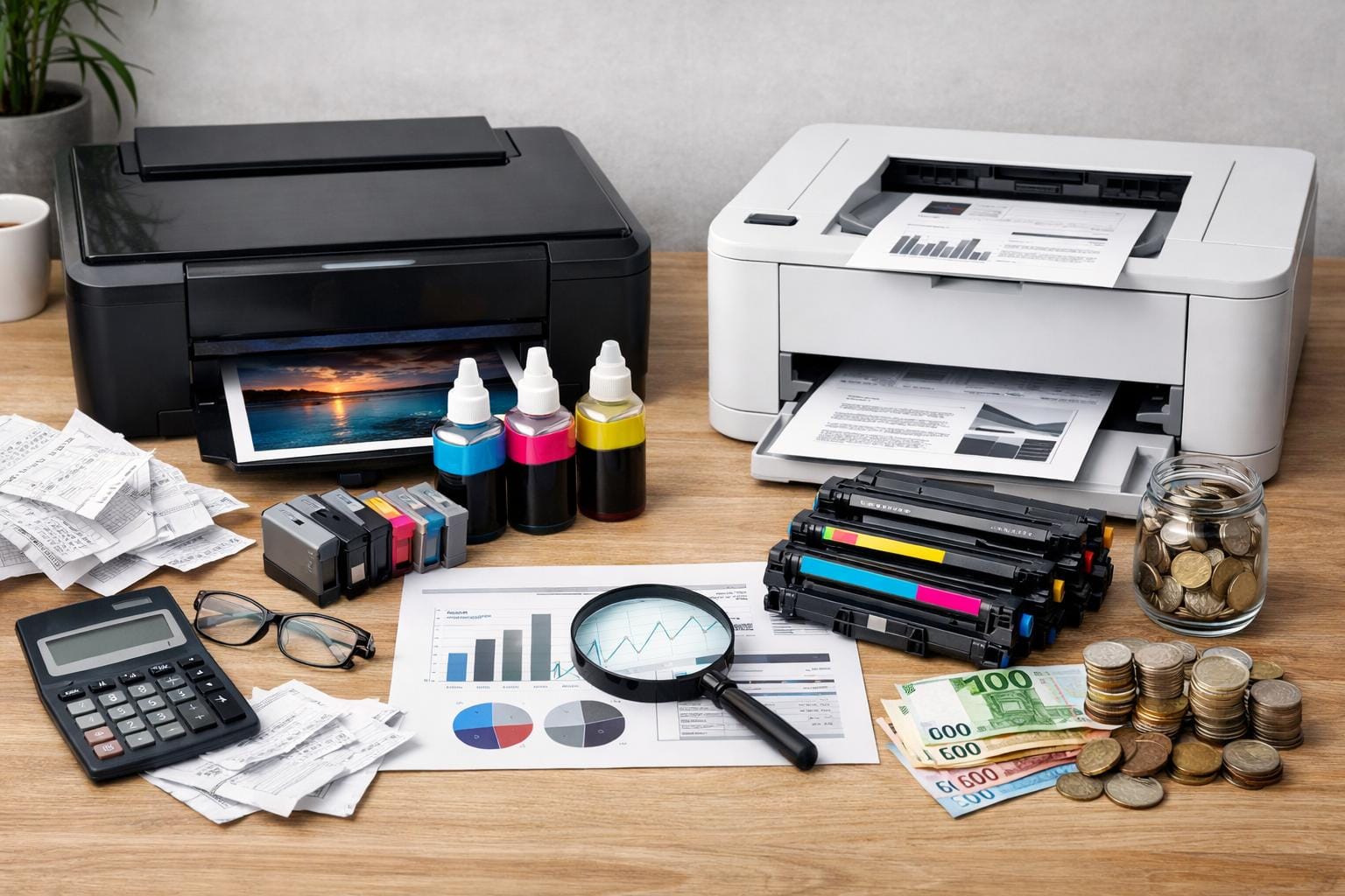 hvilken printer er billigst i drift