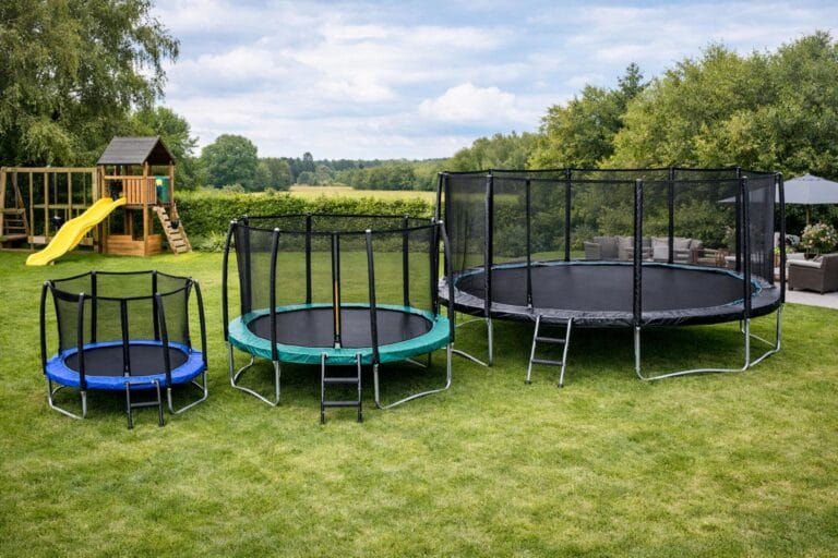 hvilken størrelse trampolin skal man vælge