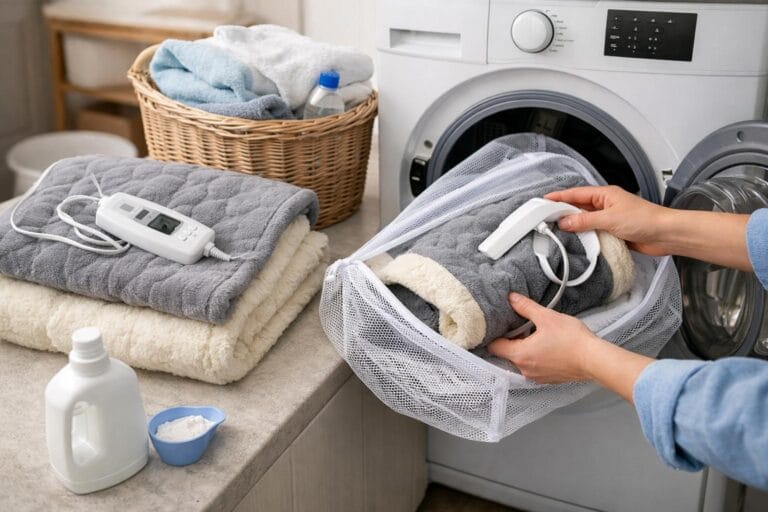 hvordan vasker man el-tæpper