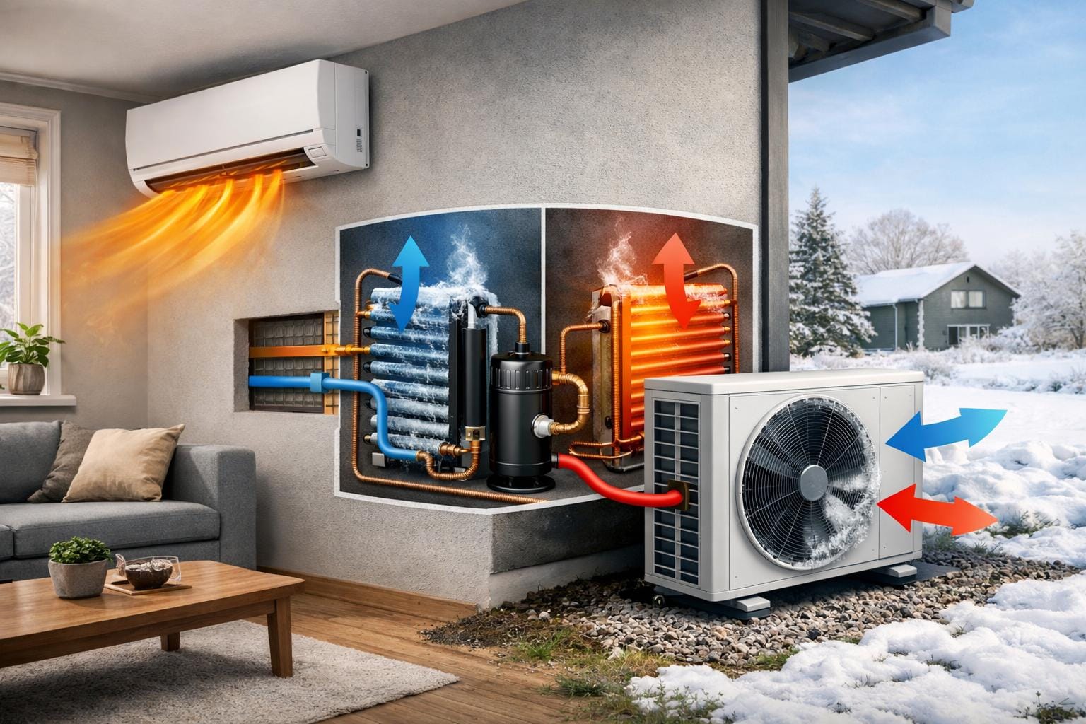 hvordan virker varmepumper