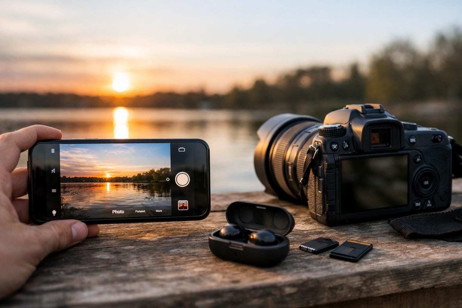 kamera eller smartphone kamera