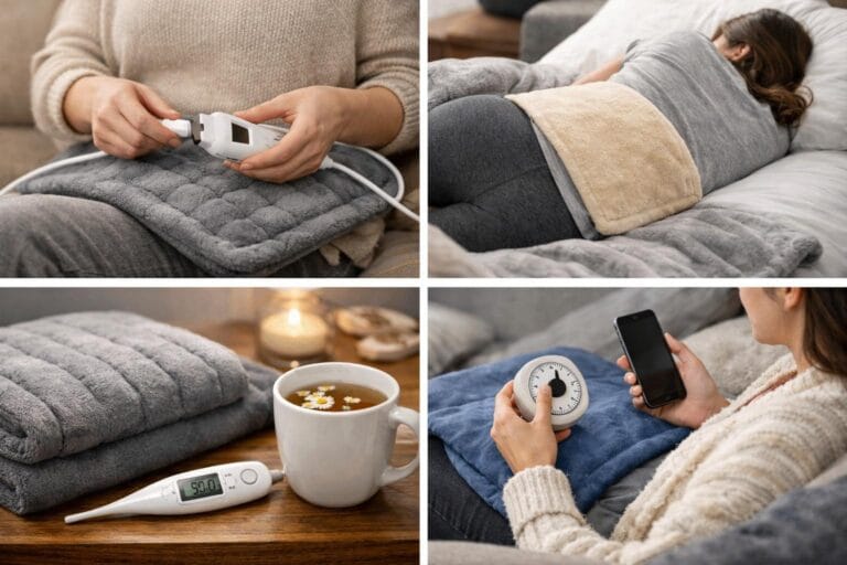 korrekt brug af varmepuder