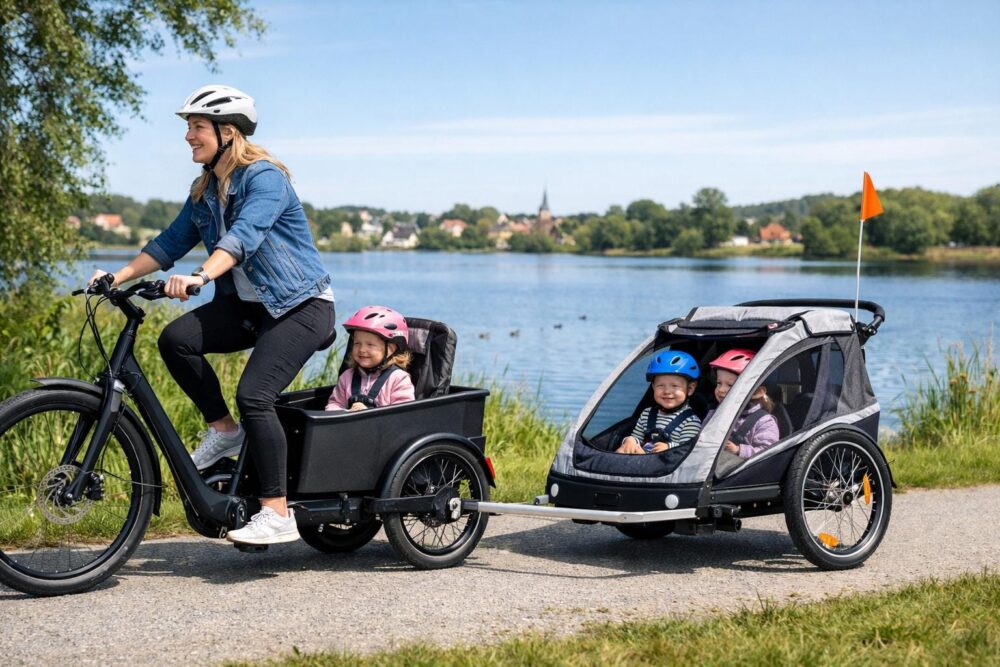 ladcykel eller cykelanhænger