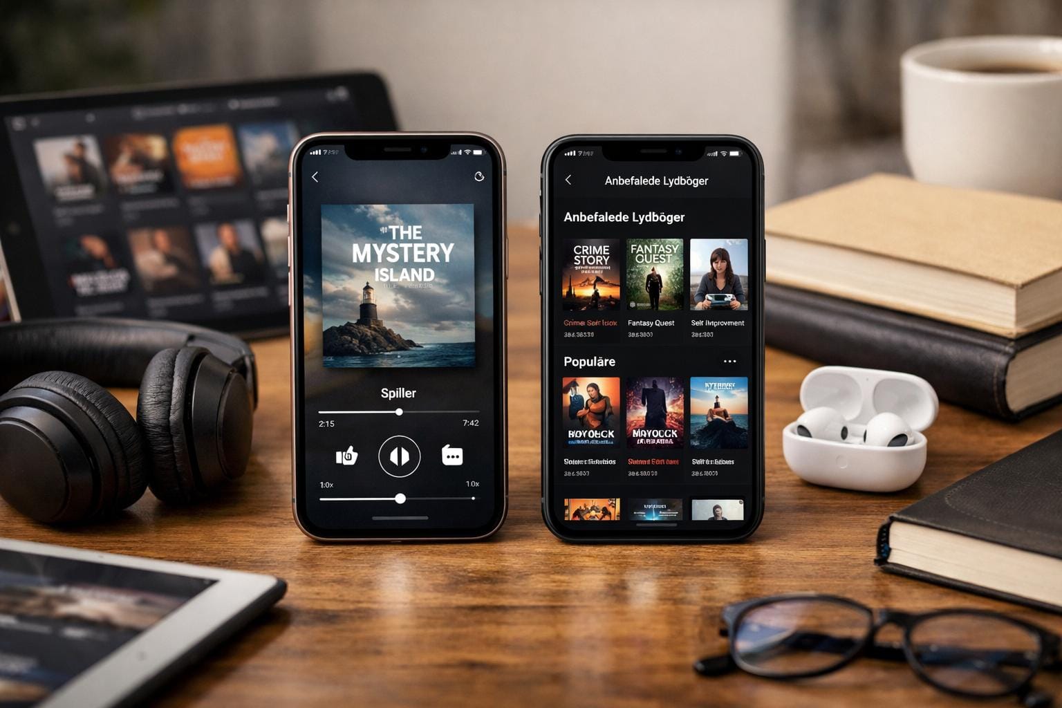 lydbog app sammenligning