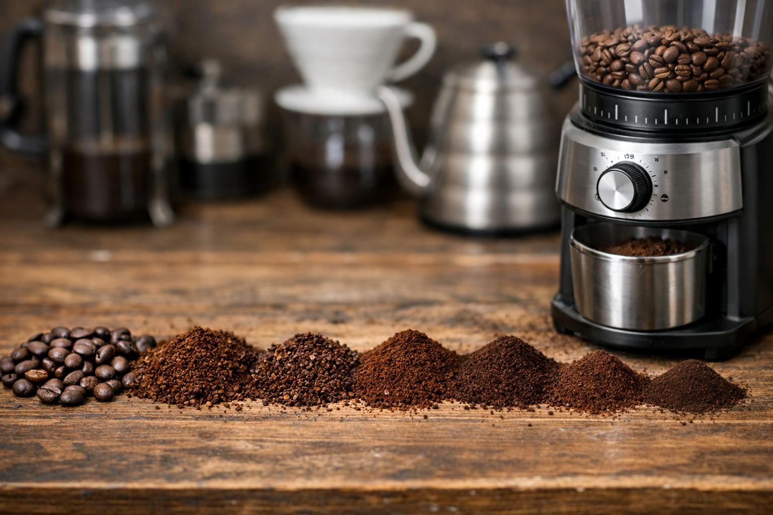 malingsgrad i kaffekværne