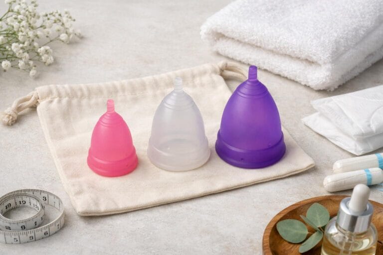 menstruationskop størrelse