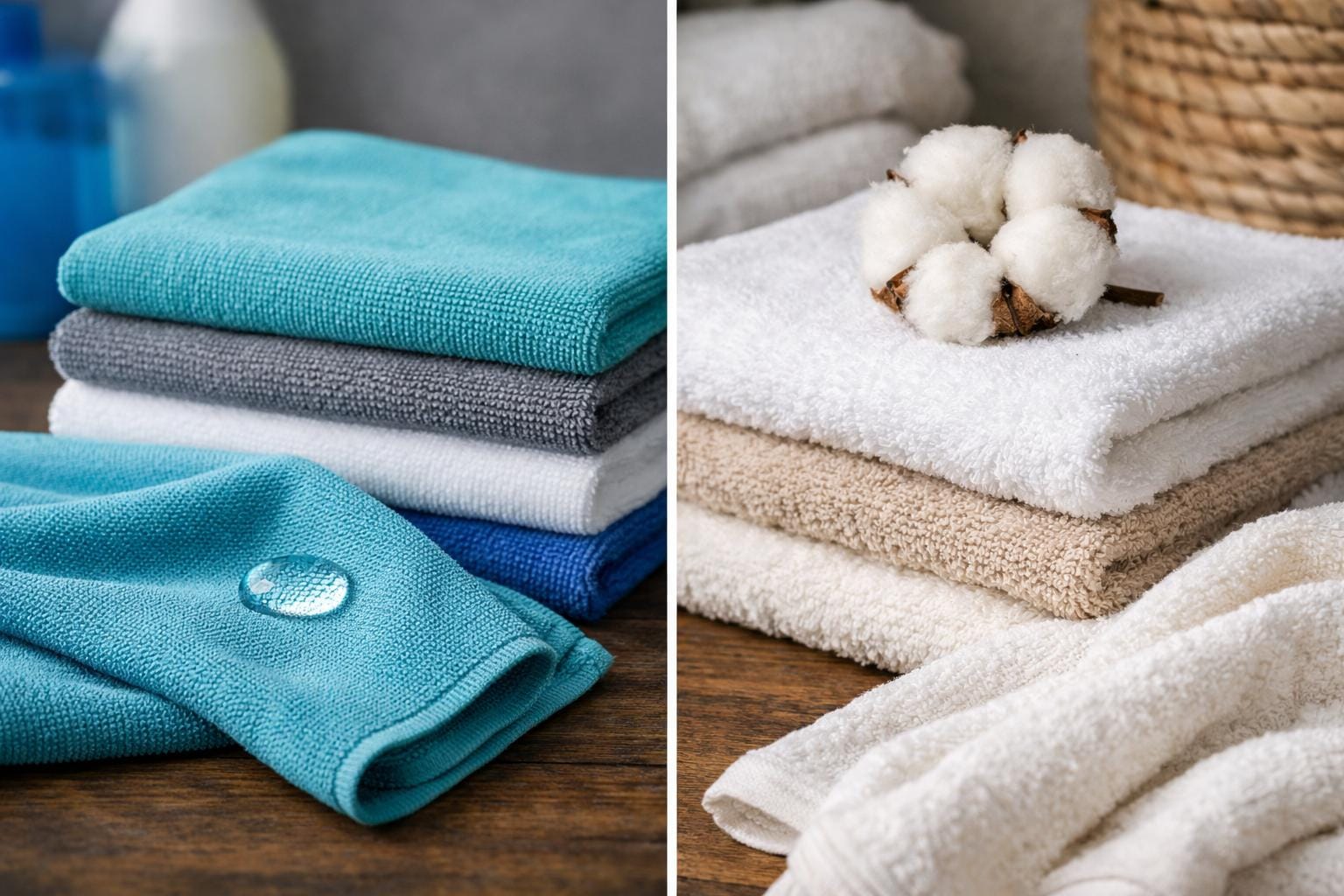 mikrofiber vs bomuld