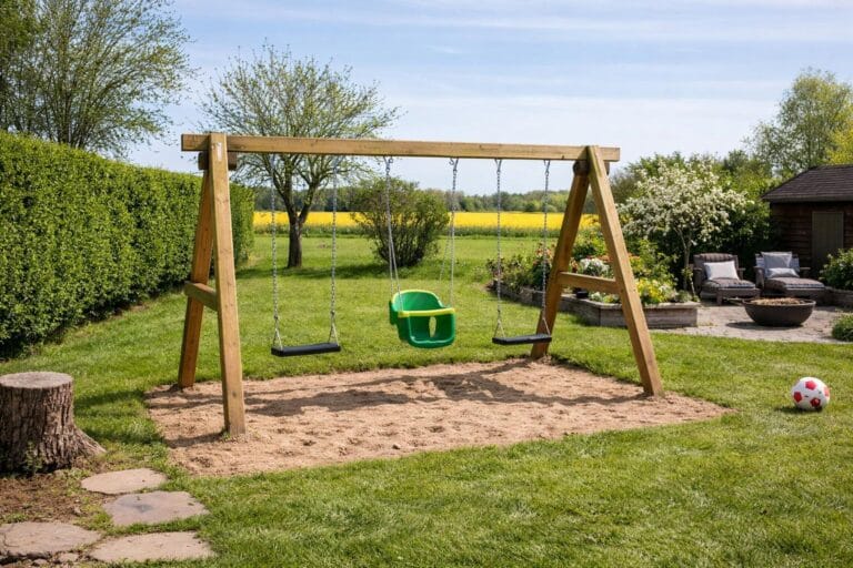 placering af gyngestativ