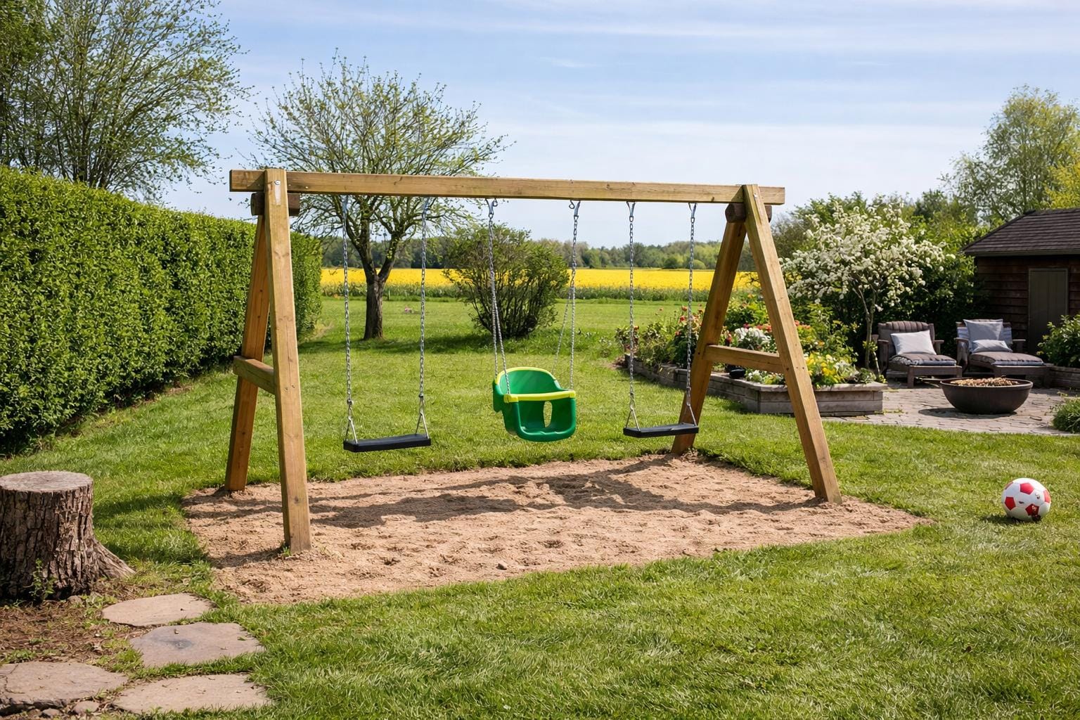 placering af gyngestativ