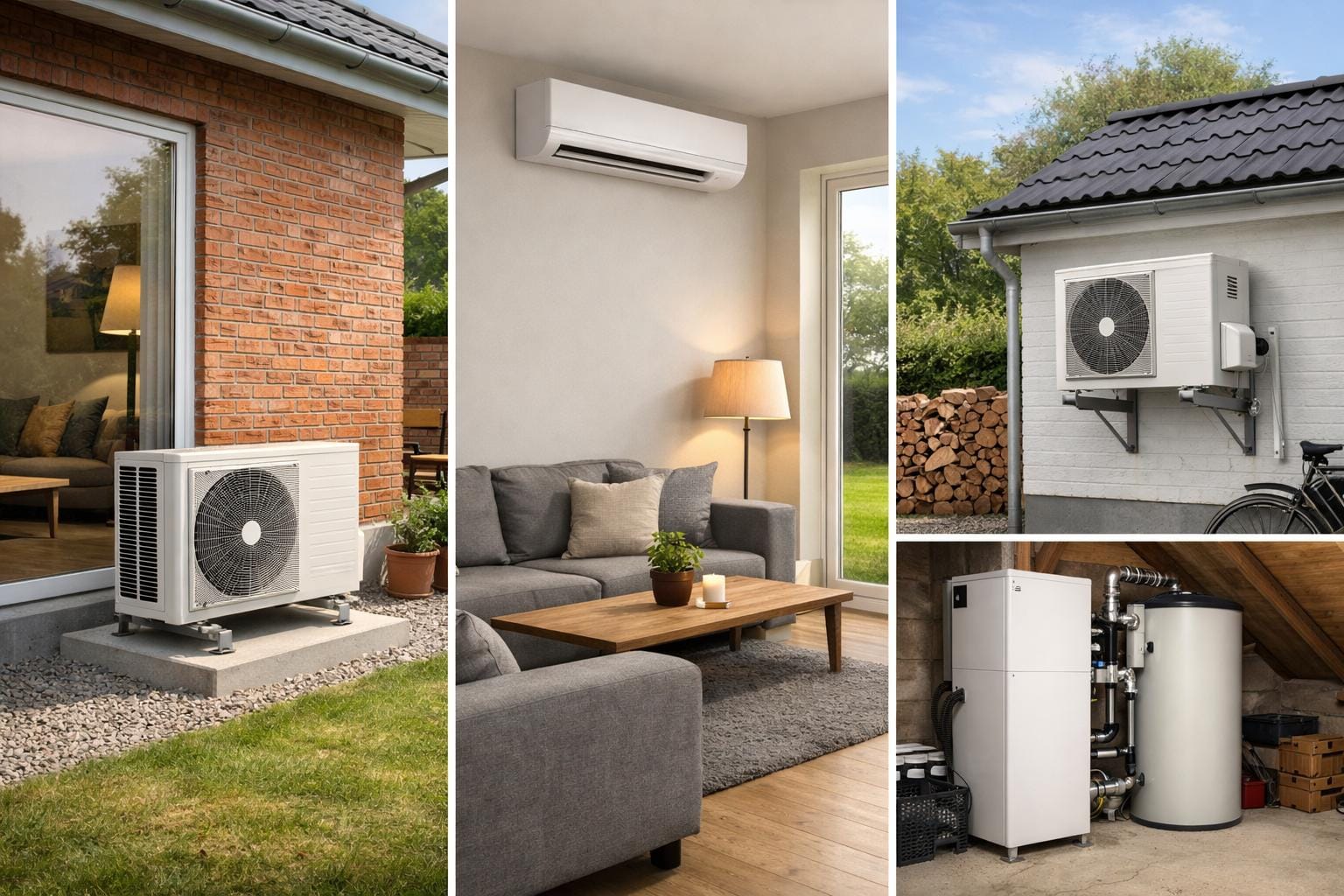 placering af varmepumpe