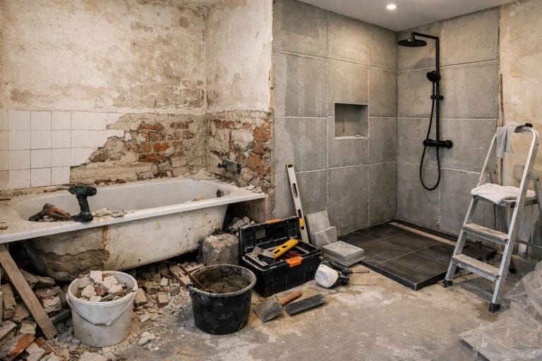 renovering af badeværelse