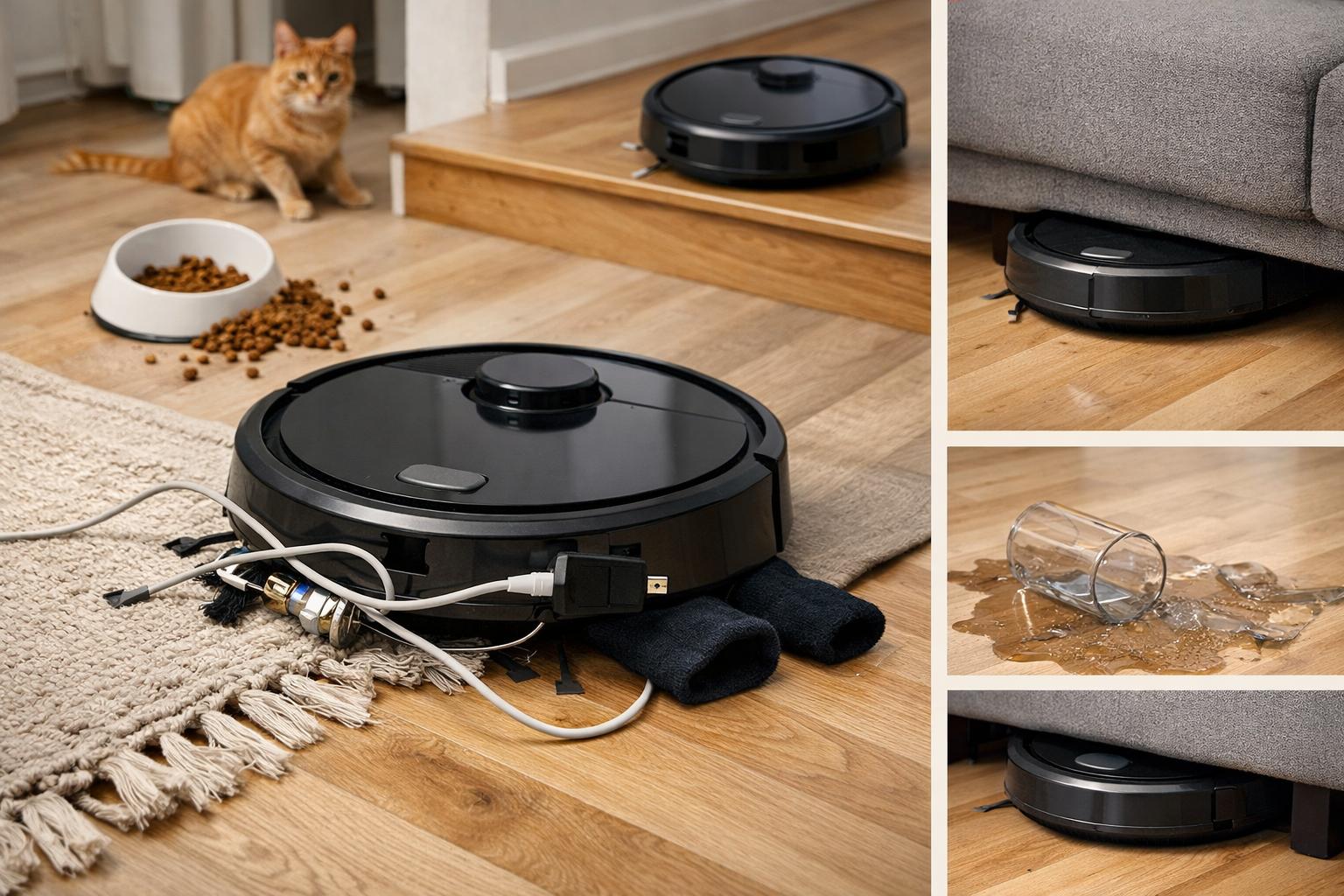 robotstøvsuger problemer