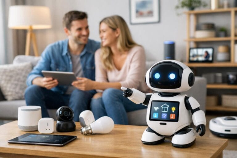 smart home robot guide