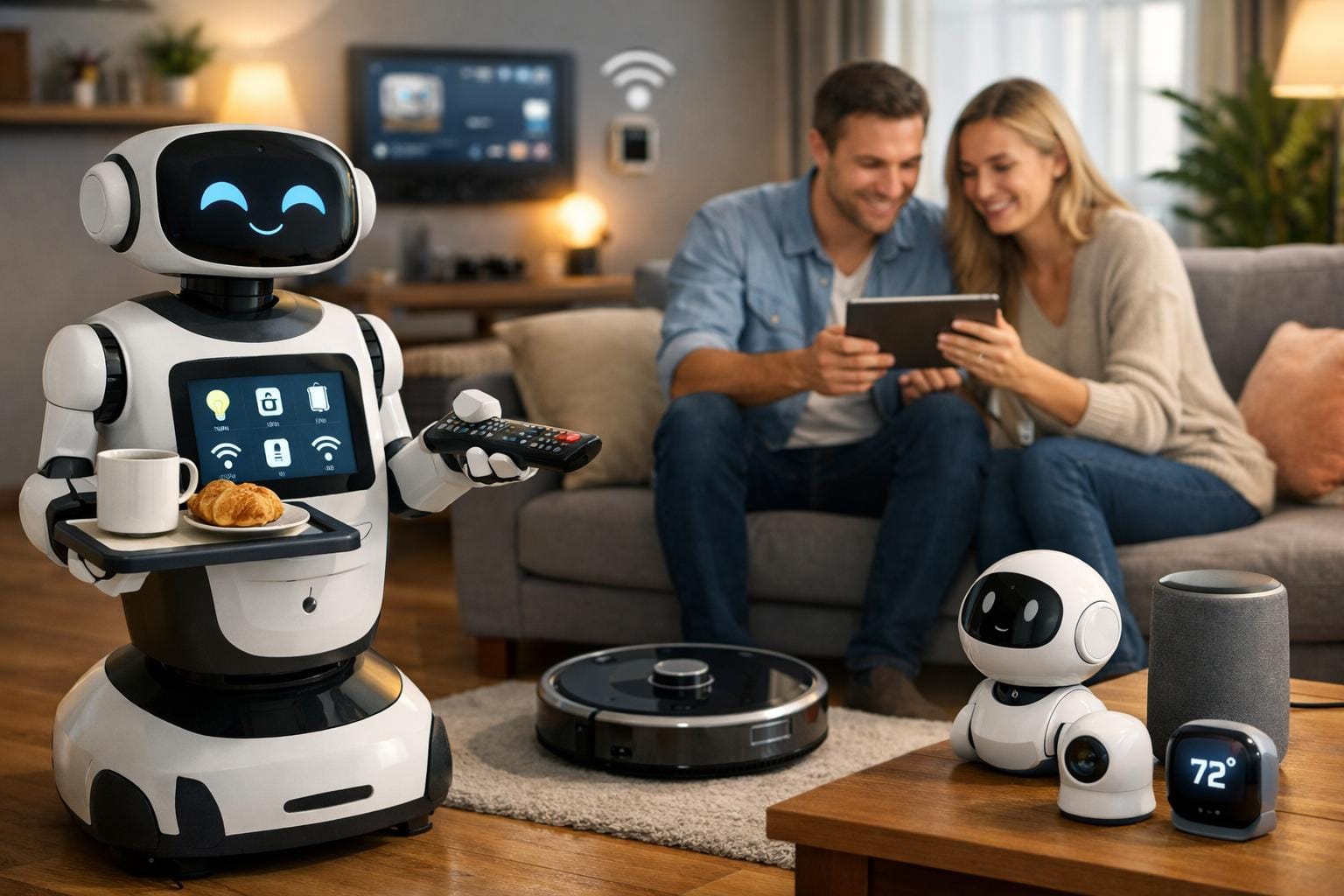 smart home robot guide
