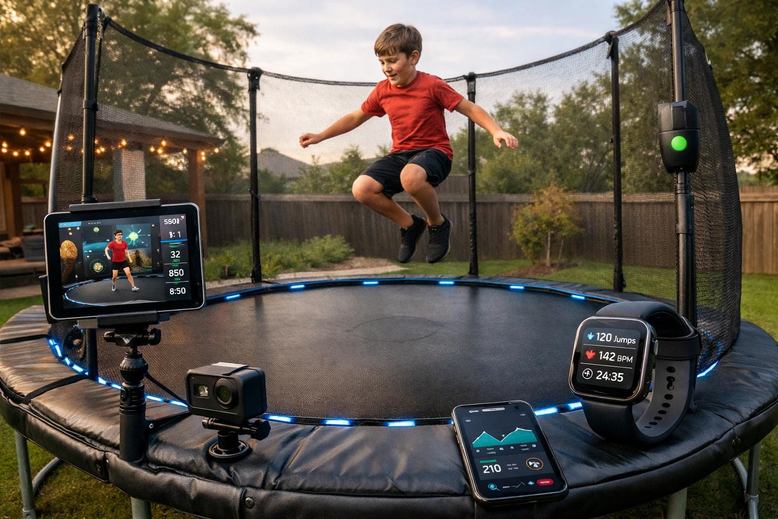 smart trampolin teknologi