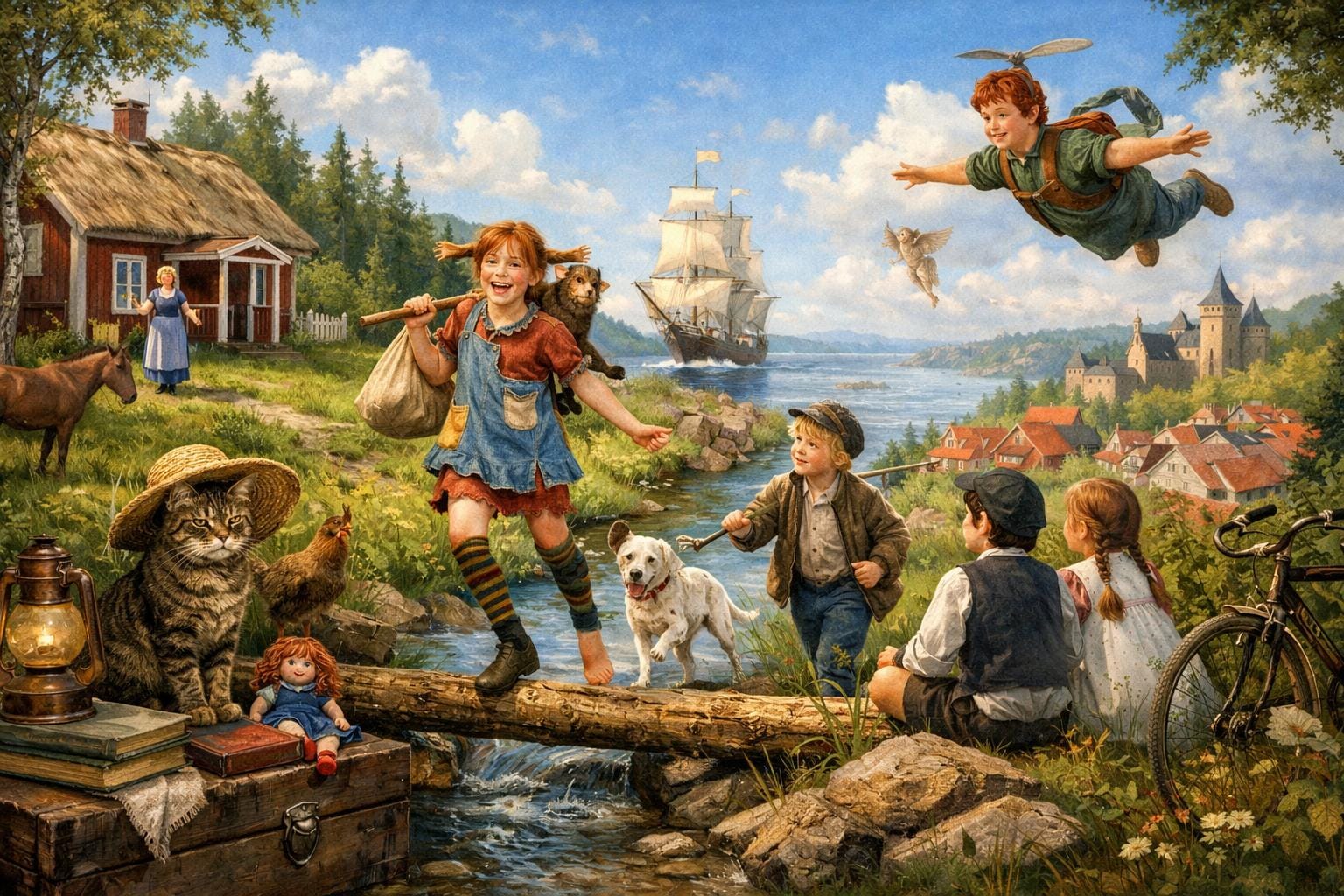 temaer i astrid lindgren bøger