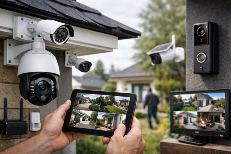 udendørs overvågningskamera teknologi