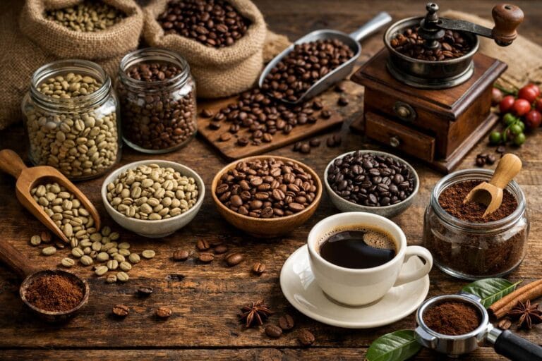 valg af kaffebønner